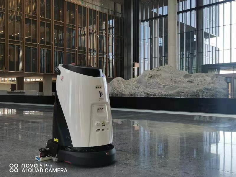 高仙50、75型清洁机器人落地亚投行  助力银行智慧清洁